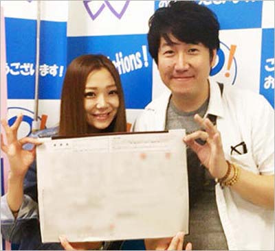 クールポコ。せんちゃんと一般人の嫁のツーショット