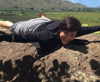 松居一代がパワースポットで撮影した写真