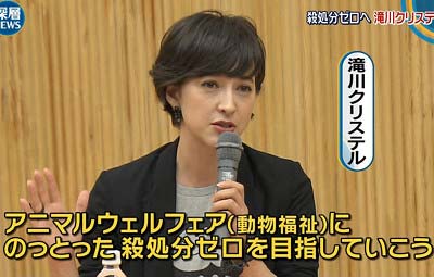 動物愛護・慈善活動する滝川クリステル