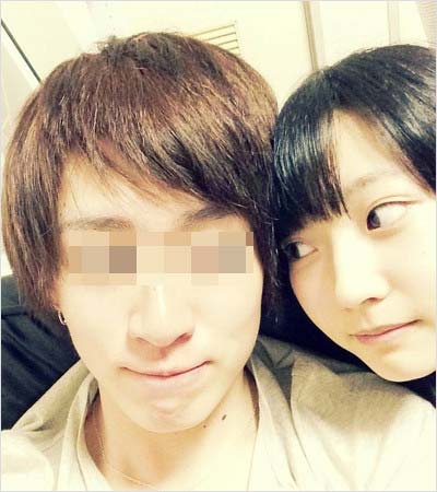 武田玲奈がブログに投稿していた彼氏とのツーショットプリクラ6枚目