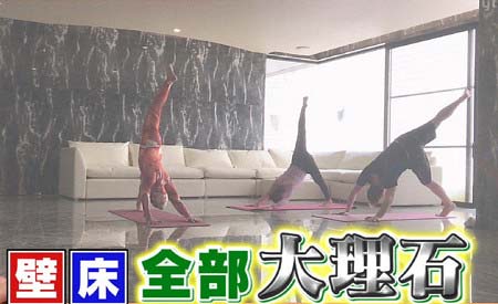 7月5日放送の『今夜くらべてみました』出演の浜崎あゆみが公開した床や壁が大理石の部屋