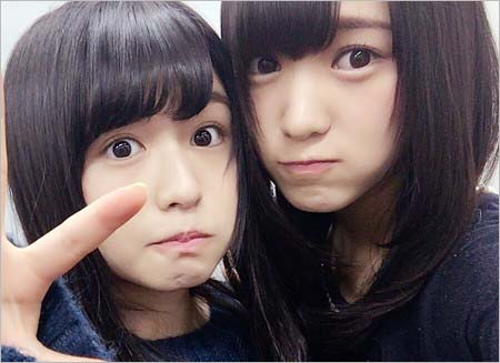 欅坂46の長濱ねる&菅井友香