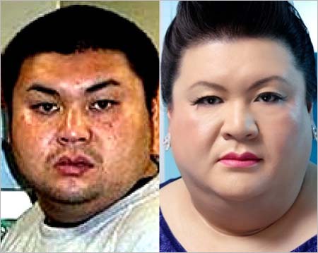 マツコ・デラックスの女装するまえと後のビフォーアフター