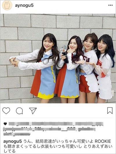 宮脇咲良のインスタグラム裏アカウント?投稿のRed Velvet