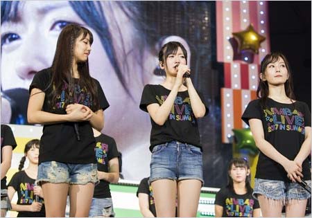 『NMB48 LIVE 2017 in Summer ~サササ サイコー』のステージ上で、号泣しながら結婚宣言を謝罪した須藤凜々花