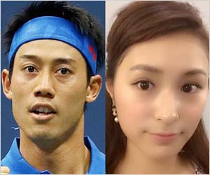 錦織圭選手&観月あこ