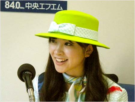 東京・中央区の観光大使を務めていた時代の三上真奈