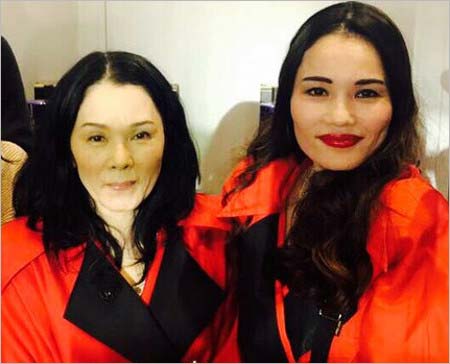 平野ノラと母・澄子のツーショット