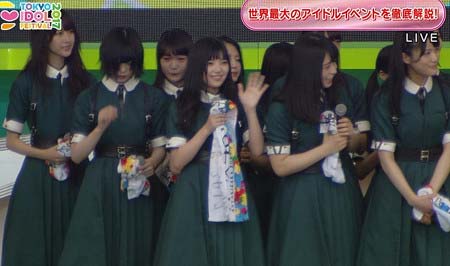 『東京アイドルフェスティバル(TIF)』出演時の平手友梨奈6枚目