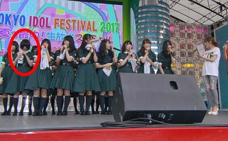 『東京アイドルフェスティバル(TIF)』出演時の平手友梨奈7枚目