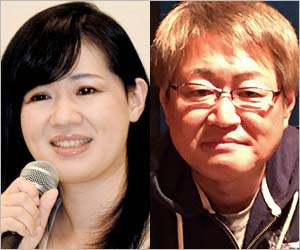 上西小百合と笹原雄一