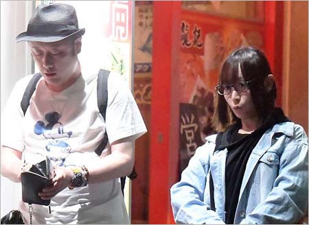 コウメ太夫と加藤悠のツーショット