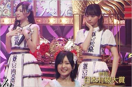 西野七瀬が有線大賞で不機嫌そうな態度を取っていたシーン2枚目