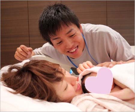 紺野あさ美と杉浦稔大投手