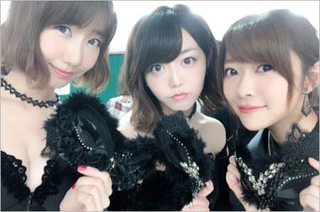 柏木由紀、峯岸みなみ、指原莉乃