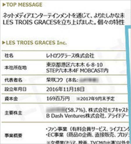 柴咲コウの会社概要