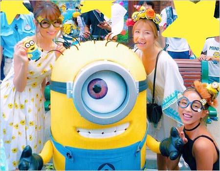 寿るいと友達inUSJ