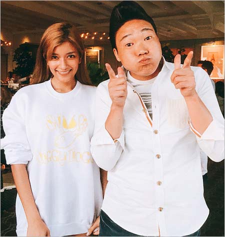 ローラ＆みやぞんツーショット