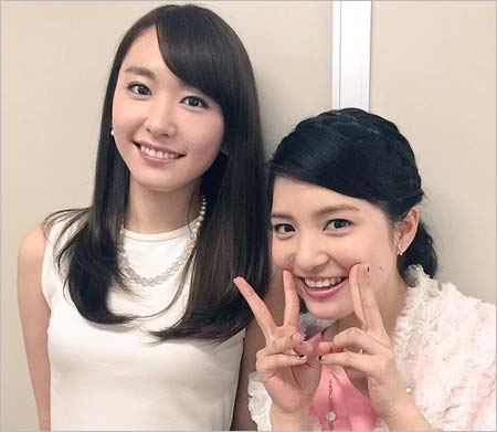 新垣結衣&川島海荷のツーショット