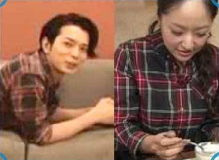 井上真央と松本潤のペアアイテム　シャツ