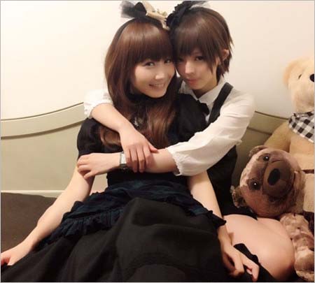 最上もがとSEKAI NO OWARI・Saoriの密着ツーショット、あすなろ抱き