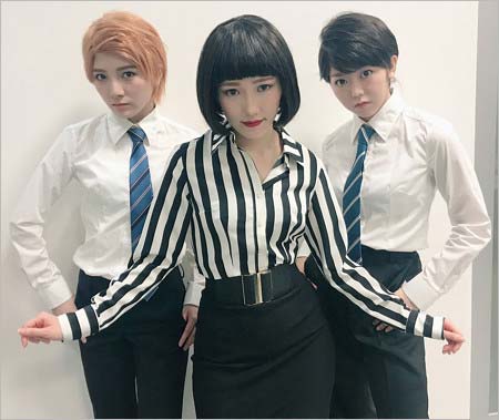 岡田奈々、渡辺麻友、峯岸みなみがブルゾンちえみwithB