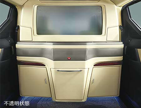 アルファード・ロイヤルラウンジSPの後部座席正面