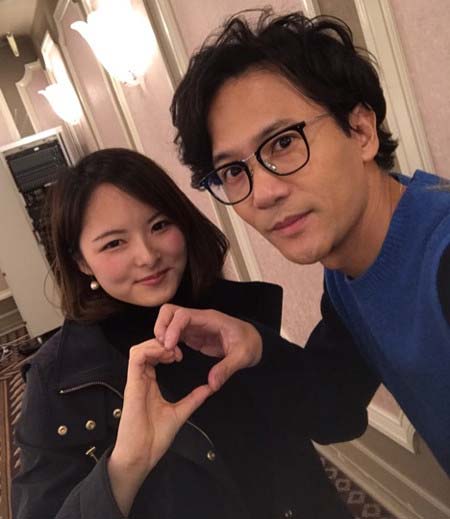 稲垣吾郎とカナさんのツーショット