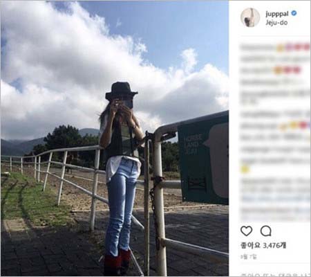 G-DRAGONとイ・ジュヨンの匂わせ投稿 田舎道(イ・ジュヨン)