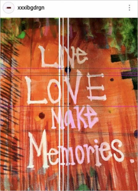 G-DRAGONとイ・ジュヨンの匂わせ投稿 絵画(G-DRAGON)