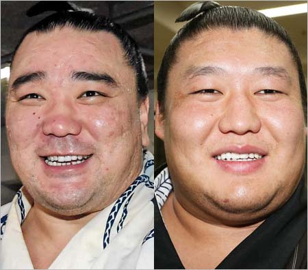 日馬富士関＆貴ノ岩関
