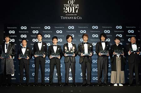 「GQ MEN OF THE YEAR 2017」受賞者