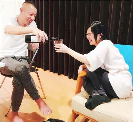 蒼井そら&DJ NONのツーショット写真1枚目