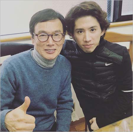 森進一&Takaの親子ツーショット