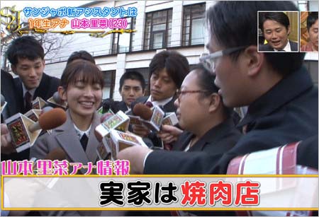サンデー・ジャポン7代目アシスタント・山本里菜に関する情報3枚目