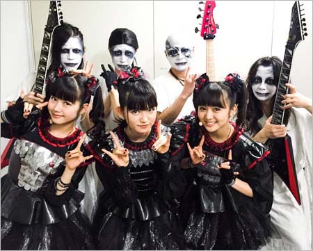 BABYMETALメンバーと神バンドメンバー