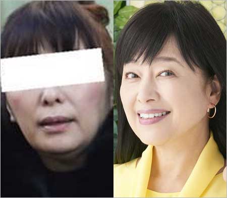 鈴木雅之の愛人・A子とかたせ梨乃の顔比較