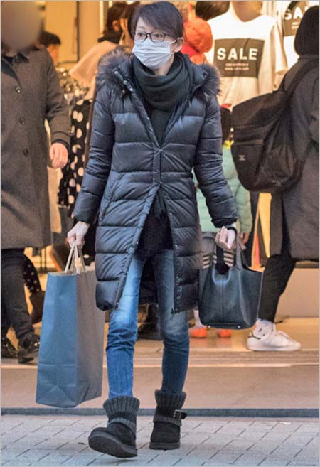 女性セブンが撮影した現在の葉月里緒奈