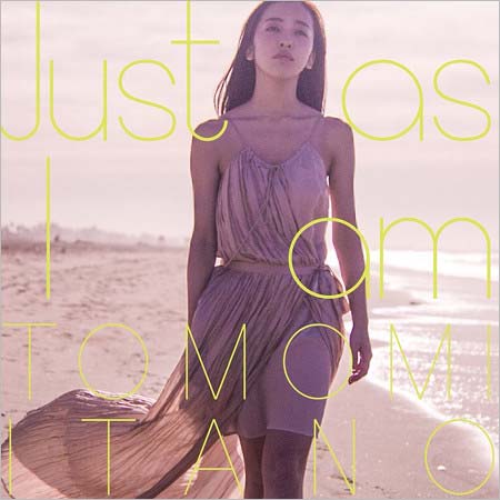板野友美のニューシングル『Just as I am』ジャケット
