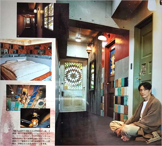 伊勢谷友介の自宅、その他の室内