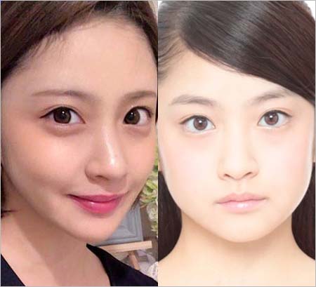 小澤美里の整形疑惑、顔比較