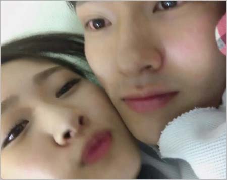 財木琢磨＆橋本楓？のプライベートツーショット