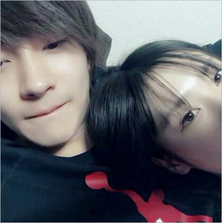 財木琢磨＆橋本楓？のプライベートツーショット