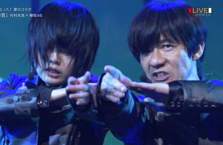 欅坂46とコラボした内村光良