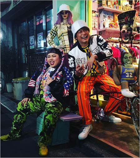 香取慎吾＆渡辺直美のツーショット写真