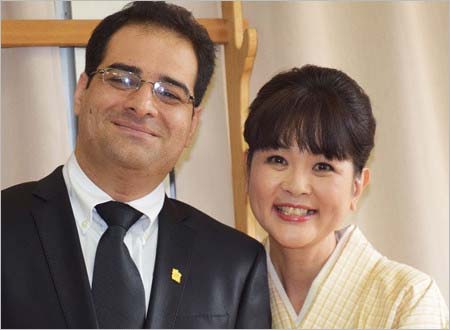 泰葉&婚約者のメィヒディ・カーゼンプール