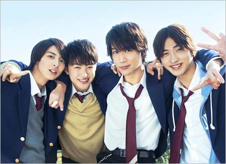 高杉真宙さん、佐野玲於さん、中川大志さん、横浜流星さん