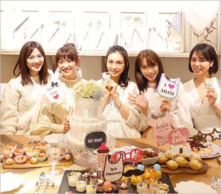 押切もえ、第1子妊娠中のベビーシャワー(安座間美優、エビちゃん、山田優ら参加)