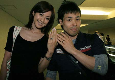 高垣麗子&清水宏保のツーショット