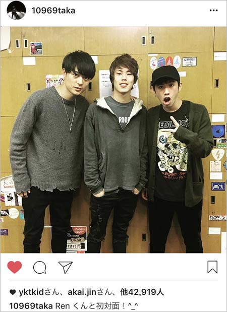 ワンオクTakaと長渕蓮（ReN）